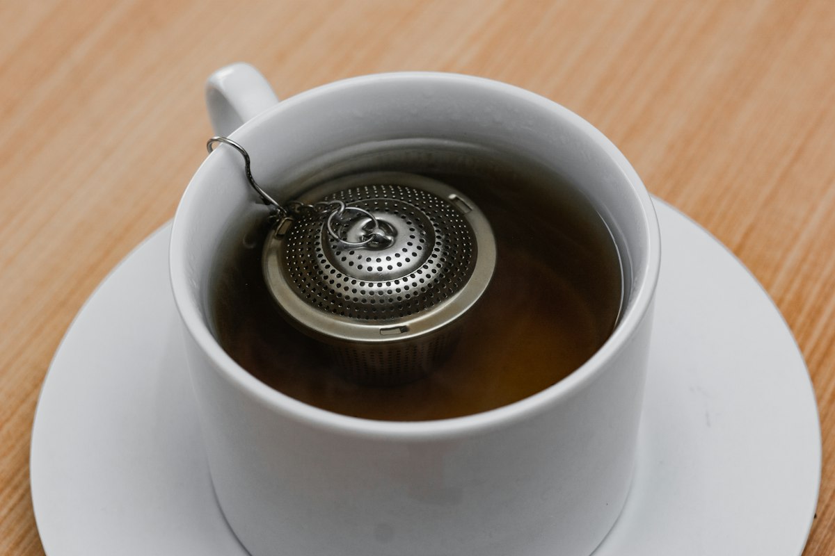 Traditional tea ceremony setup